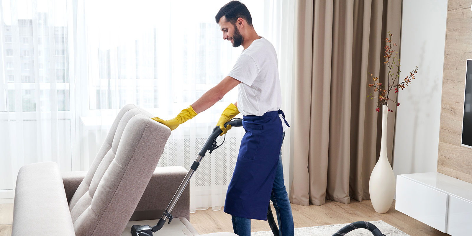 Sofa Cleaning Abu Dhabi | 180°C Steam, 2hr Dry – Melya